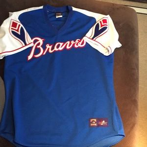 Throwback Atlanta braves Jersey